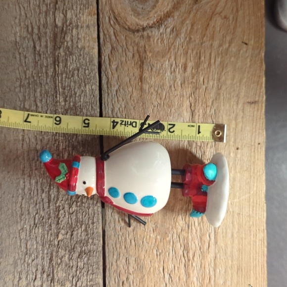 Ceramic Snowman - Picture 3 of 7
